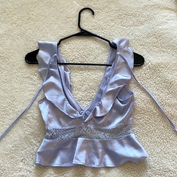 Fashion Nova “The Finer Things” Ruffle Blouse - Picture 4 of 8